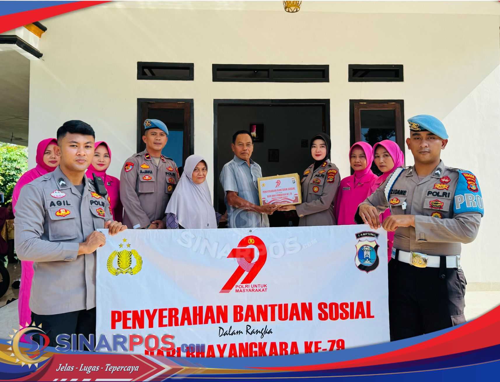 Sambut Hari Bhayangkara ke-79, Kapolres Pesisir Barat Beserta Jajaran Laksanakan Anjangsana