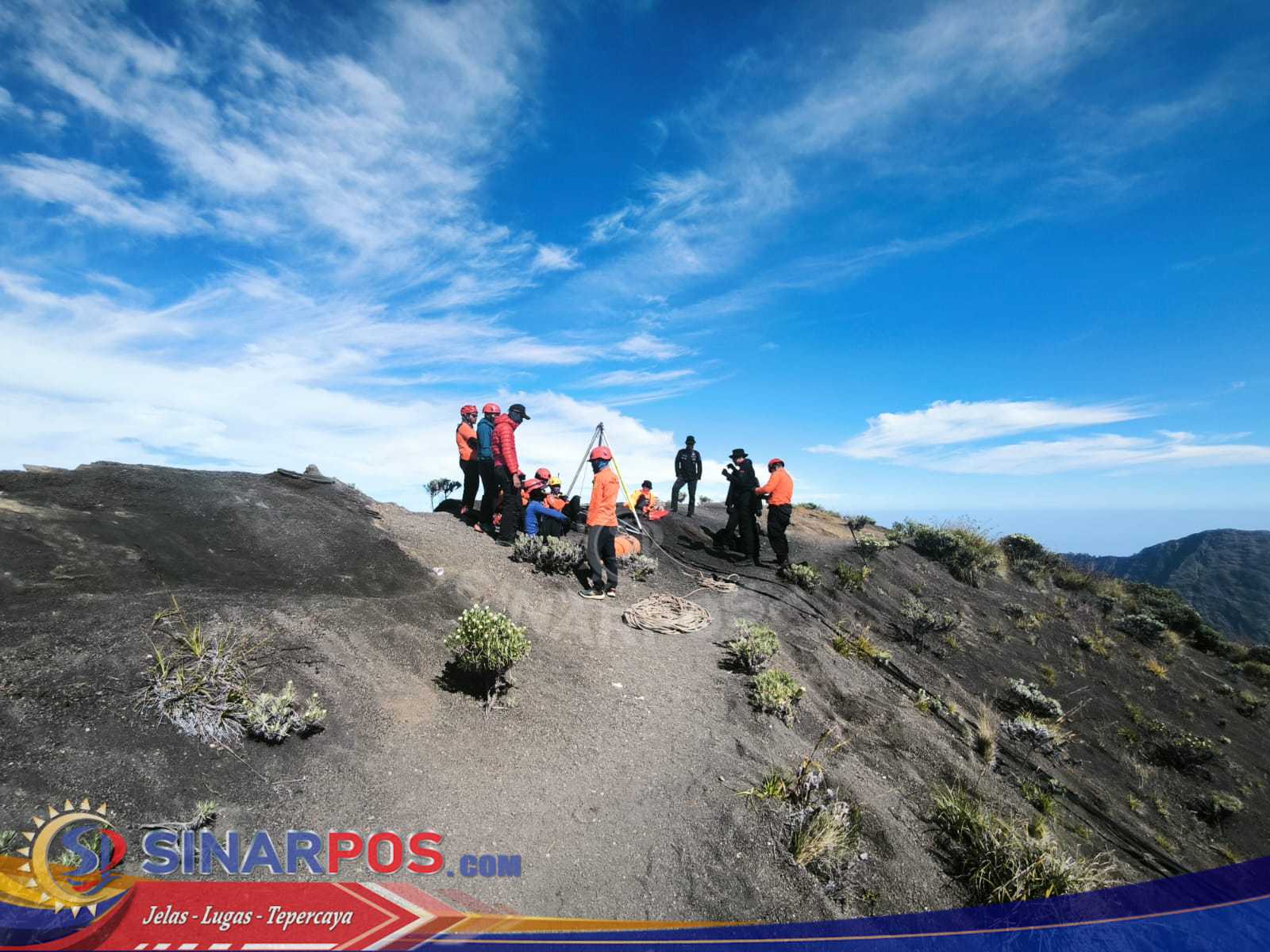 Polda NTB Update Proses Penyelamatan Pendaki WNA di Rinjani
