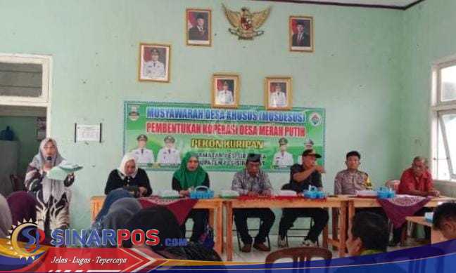 Pekon Kuripan Kecamatan Pesisir Utara Gelar Musdesus Pembentukan Koperasi Merah Putih