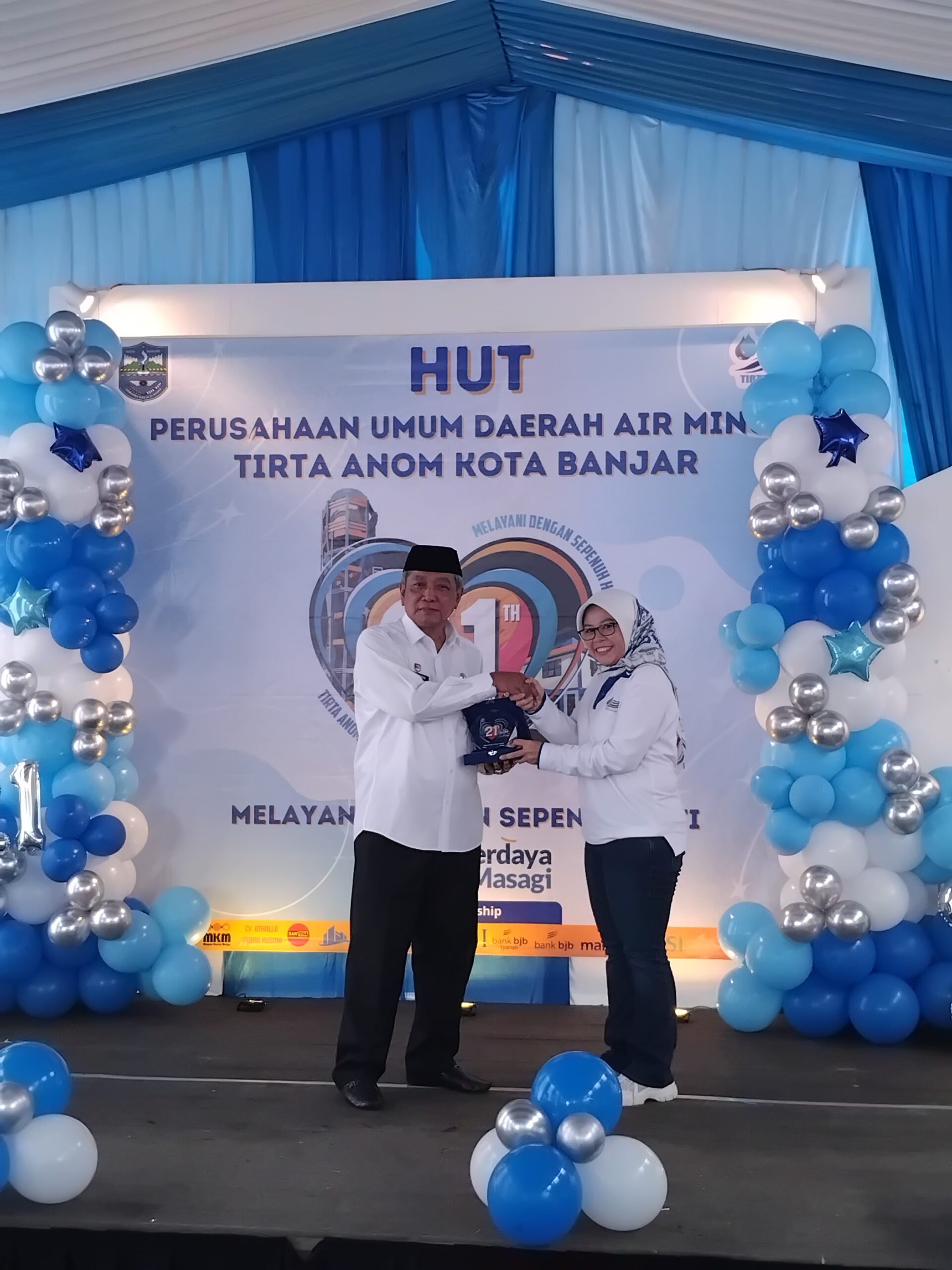 Perumda Tirta Anom Kota Banjar Gelar HUT ke-21, Teguhkan Komitmen “Melayani dengan Sepenuh Hati”