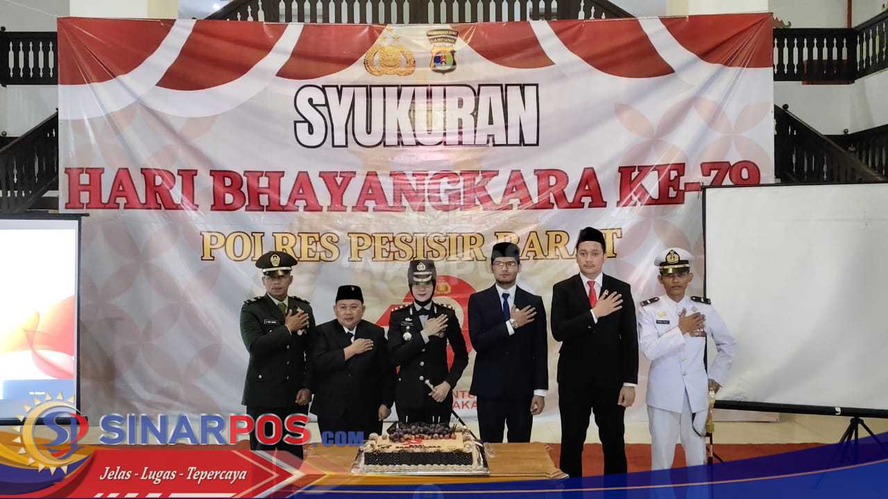 Polres Pesisir Barat Gelar Syukuran Hari Bhayangkara ke-79, “Polri Untuk Masyarakat”