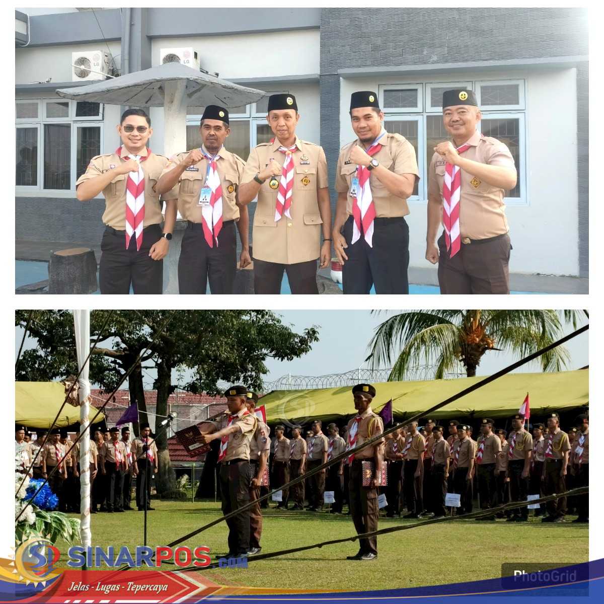 Rutan Kelas 1 Palembang Mengikuti Perkemahan Satya Dharma Bhakti Pemasyarakata