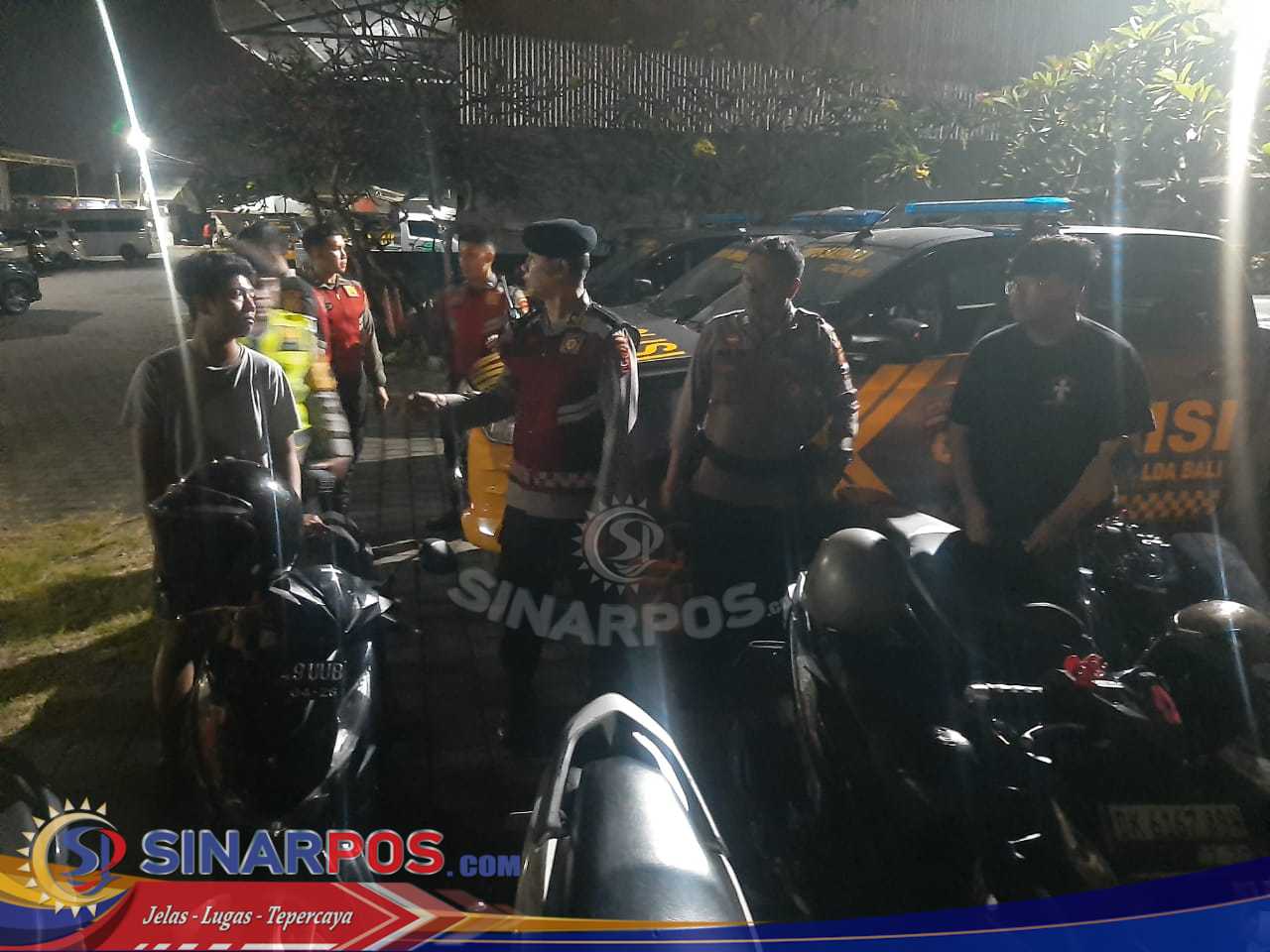 Patroli Gabungan Amankan 7 Sepeda Motor Diduga Terlibat Aksi Speeding di Denpasar Selatan