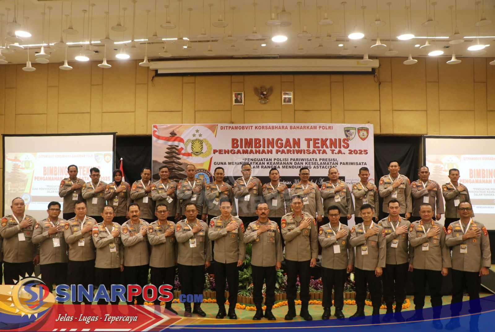 Kapolda Bali Hadiri Bimtek Pengamanan Pariwisata Tahun 2025