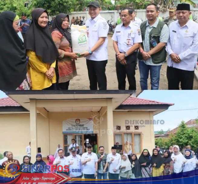 Wako Serahkan Bantuan Pangan Beras