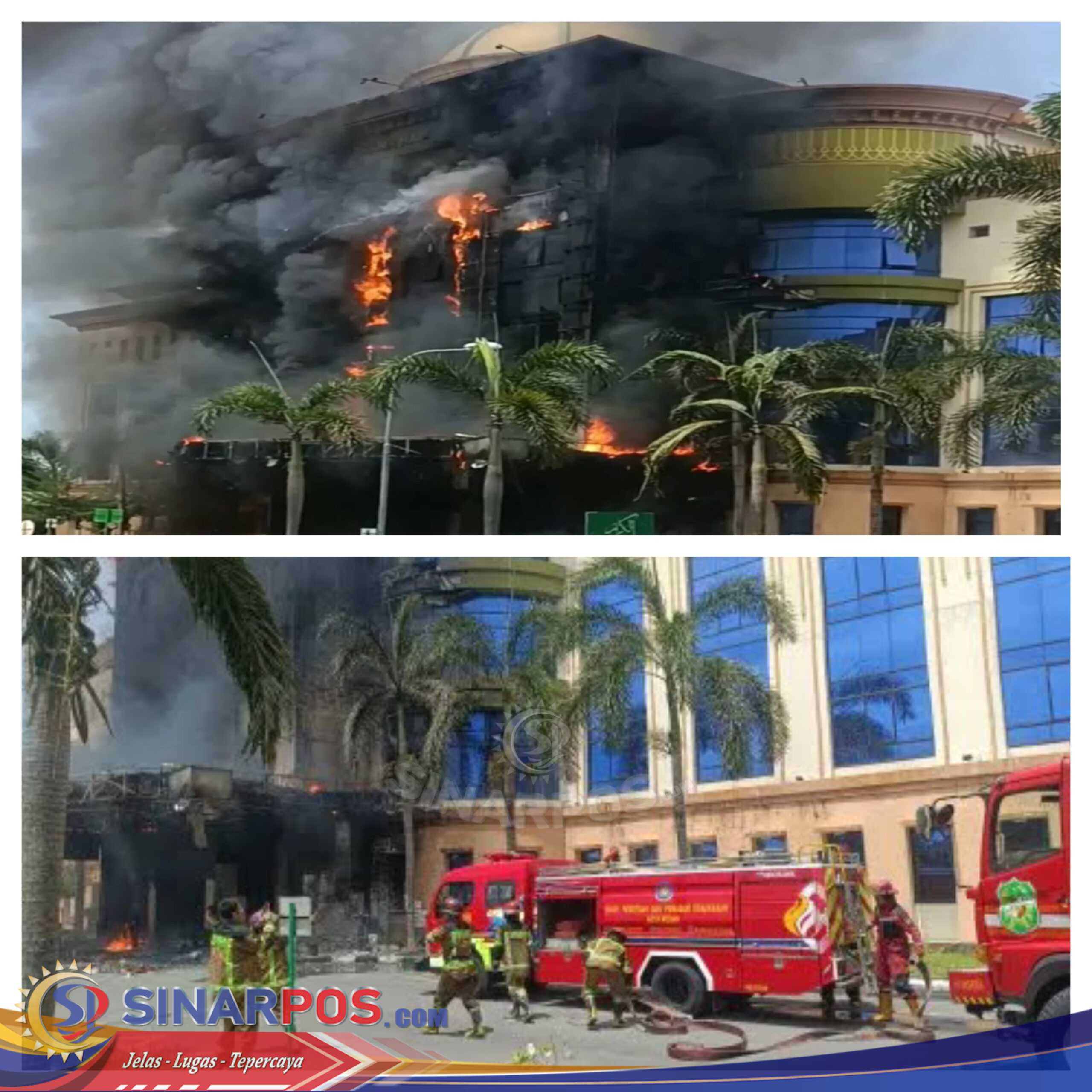 Gedung Madina Al Munawwarah Asrama Haji Medan Terbakar, 7 Unit Damkar Dikerahkan