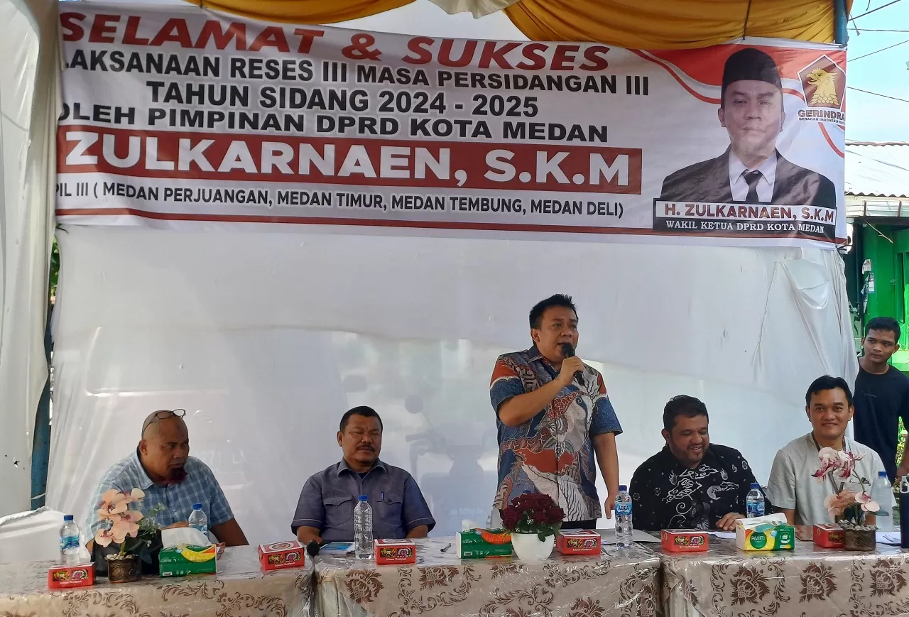 Wakil Ketua DPRD Kota Medan Zulkarnaen Gelar Reses III, Warga Keluhkan Pendistribusian Bansos Tidak Tepat Sasaran