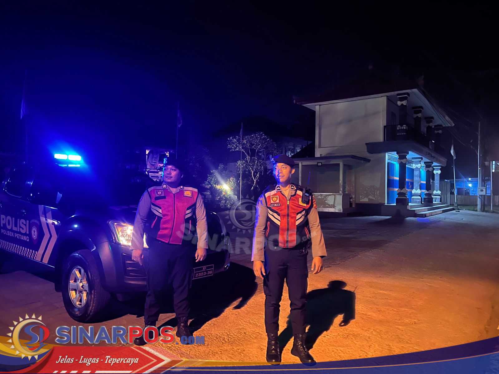 Pawas Aiptu Wira Atmaja Pimpin Patroli Polsek Petang Sambangi Objek Vital