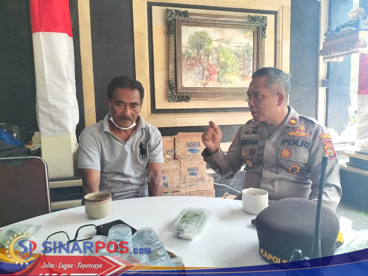 Koordinasi HUT RI ke -80, Kapolsek Dentim Temui Perbekel Sumerta Kelod