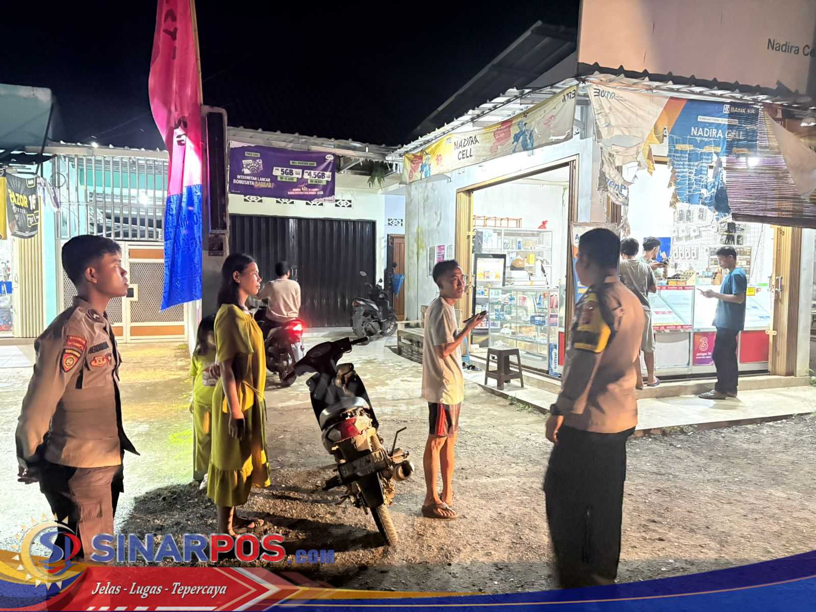 Polsek Bengkunat Laksanakan Patroli Sambang Antisipasi Gangguan Keamanan