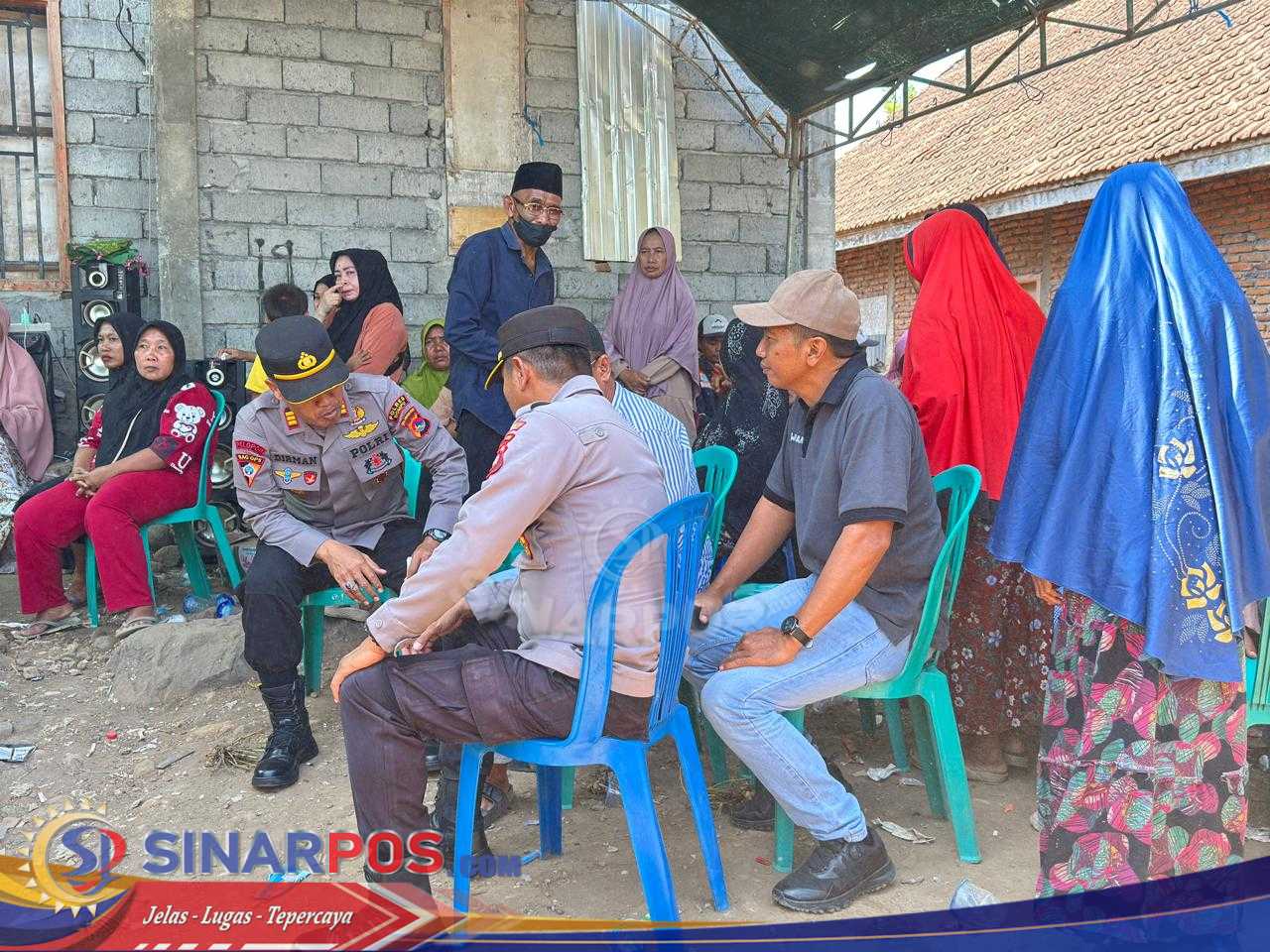 Polres Dompu Sambang Duka Korban Penganiayaan, Pastikan Situasi Tetap Kondusif