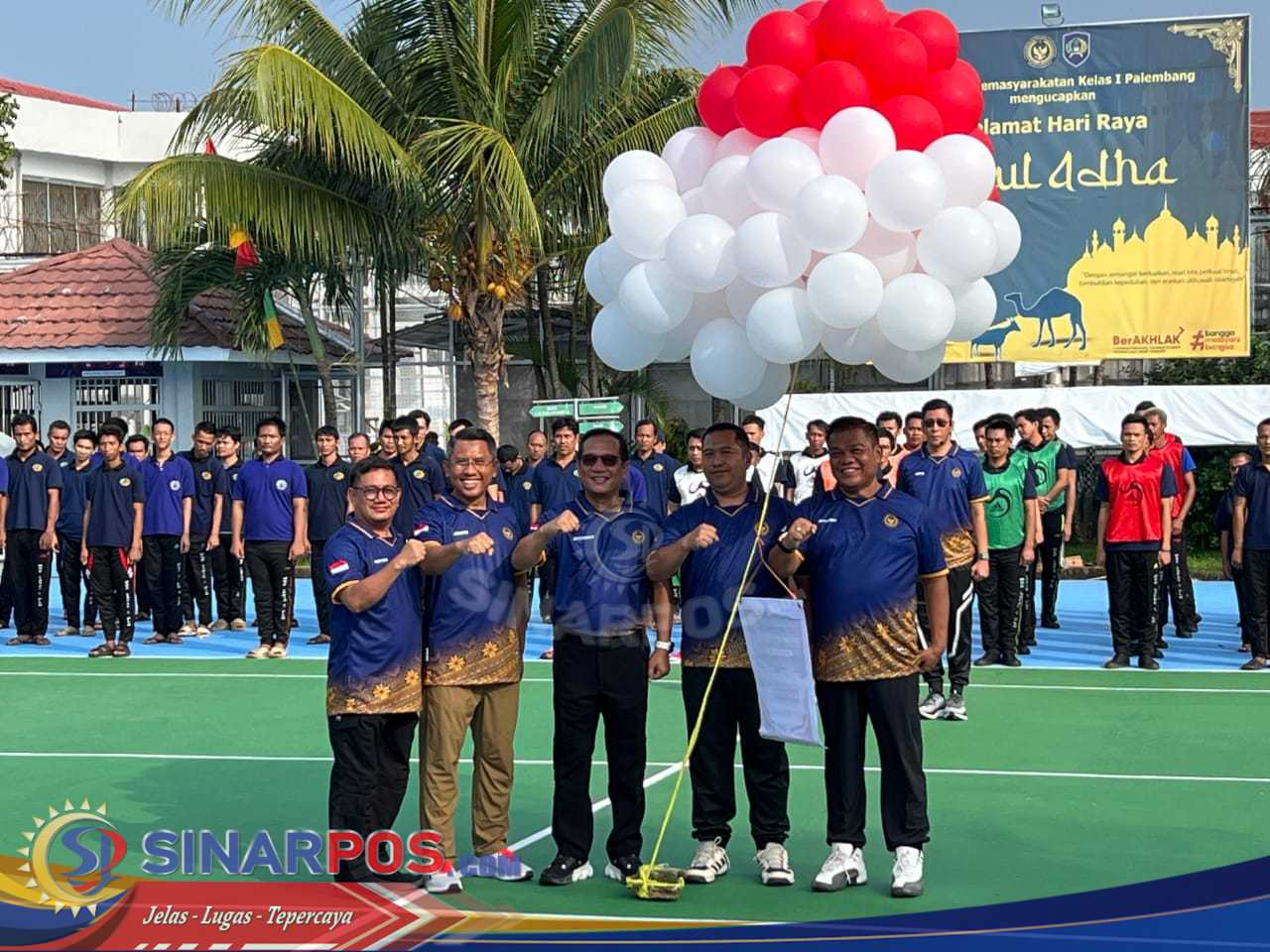 Semarak HUT Ke-80 RI,Kalapas Resmi Membuka Pekan Olahraga Tahun 2025