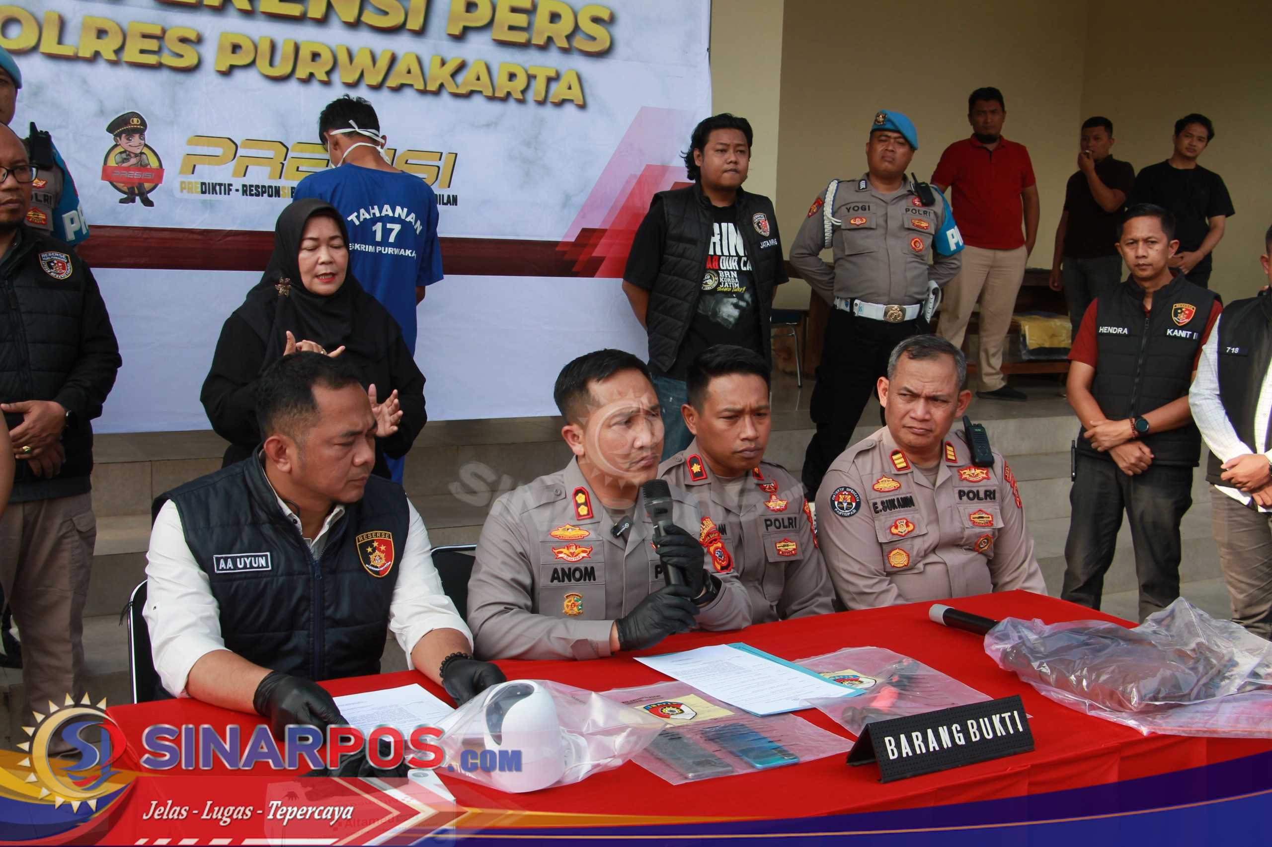 Kurang Dari 24 Jam Polres Purwakarta Ungkap Kasus Pembunuhan Di Jatiluhur