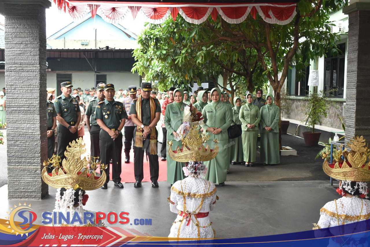 Kunjungi Kodim 0410/KBL, Danrem 043/Gatam Berikan Arahan kepada Prajurit, PNS, dan Anggota Persit