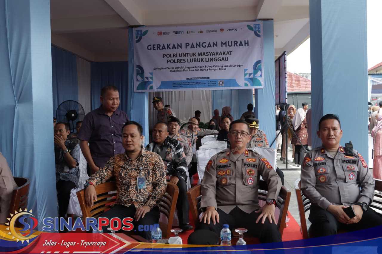 Polres Lubuk Linggau menggelar Gerakan Pangan Murah