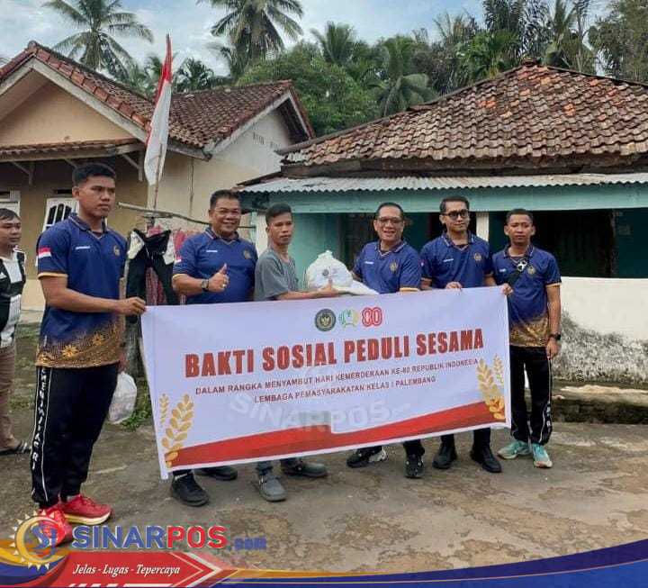 Lapas Kelas 1 palembang bersama Kanwil Ditjenpas Sumsel Laksanakan Bakti Sosial ke Panti Asuhan Arrohim