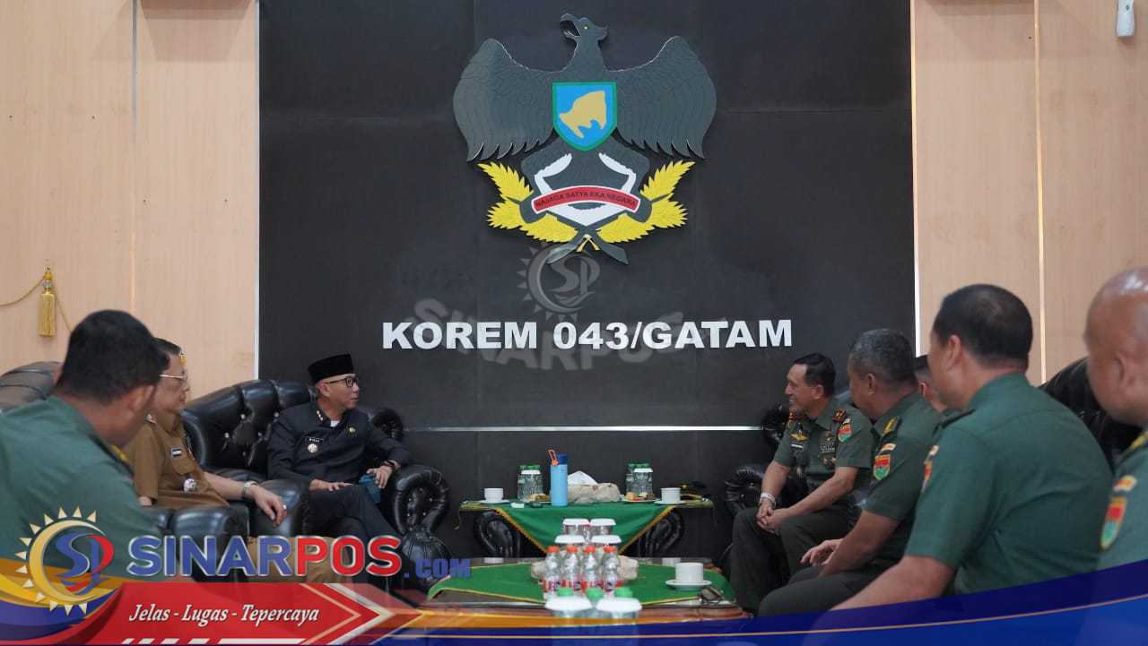 Danrem 043/Gatam Sambut Gubernur Lampung: Jalin Soliditas dan Sinergi