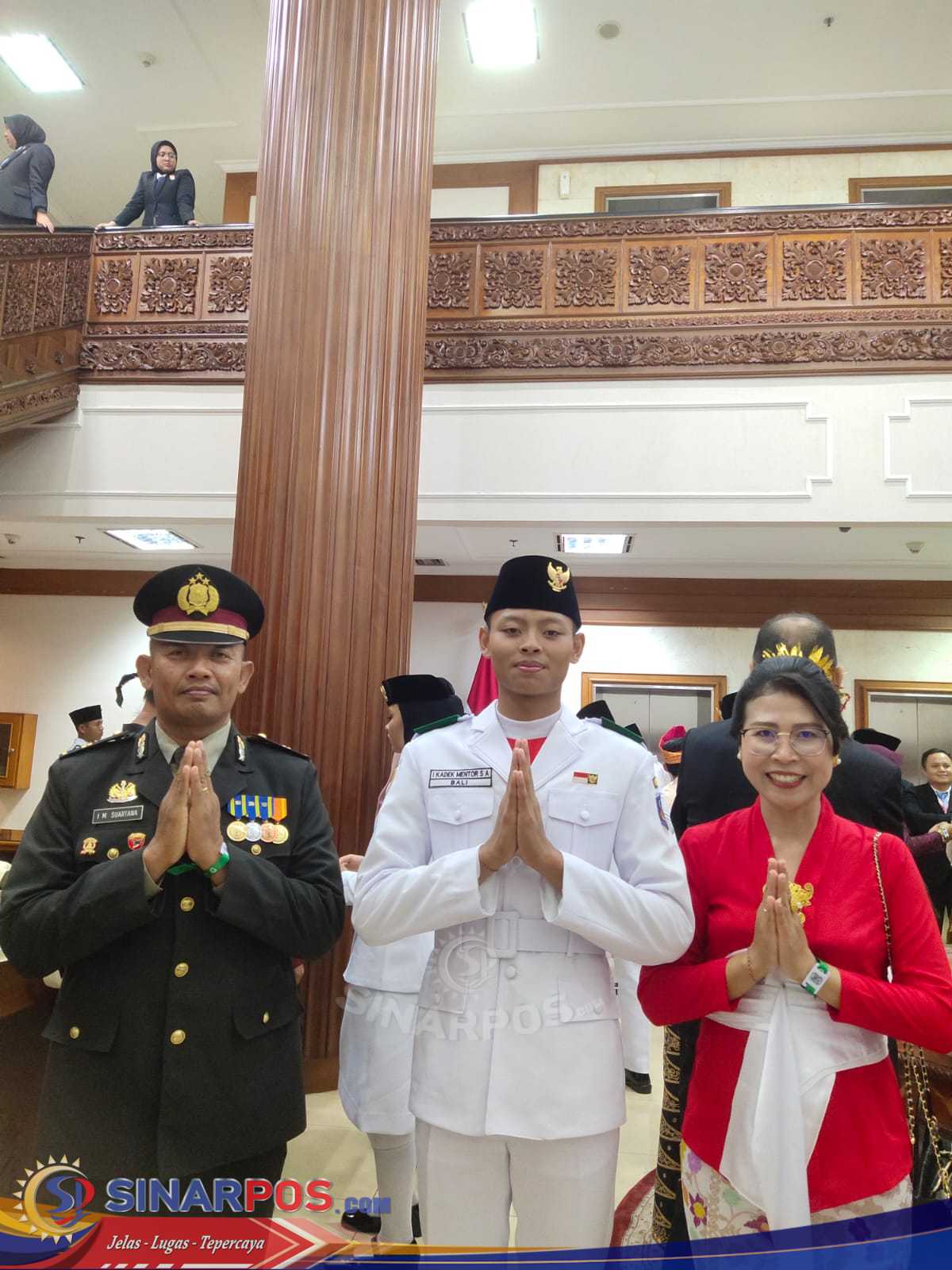 Dua Anak Polisi Bali Terpilih Sebagai Paskibraka Pusat