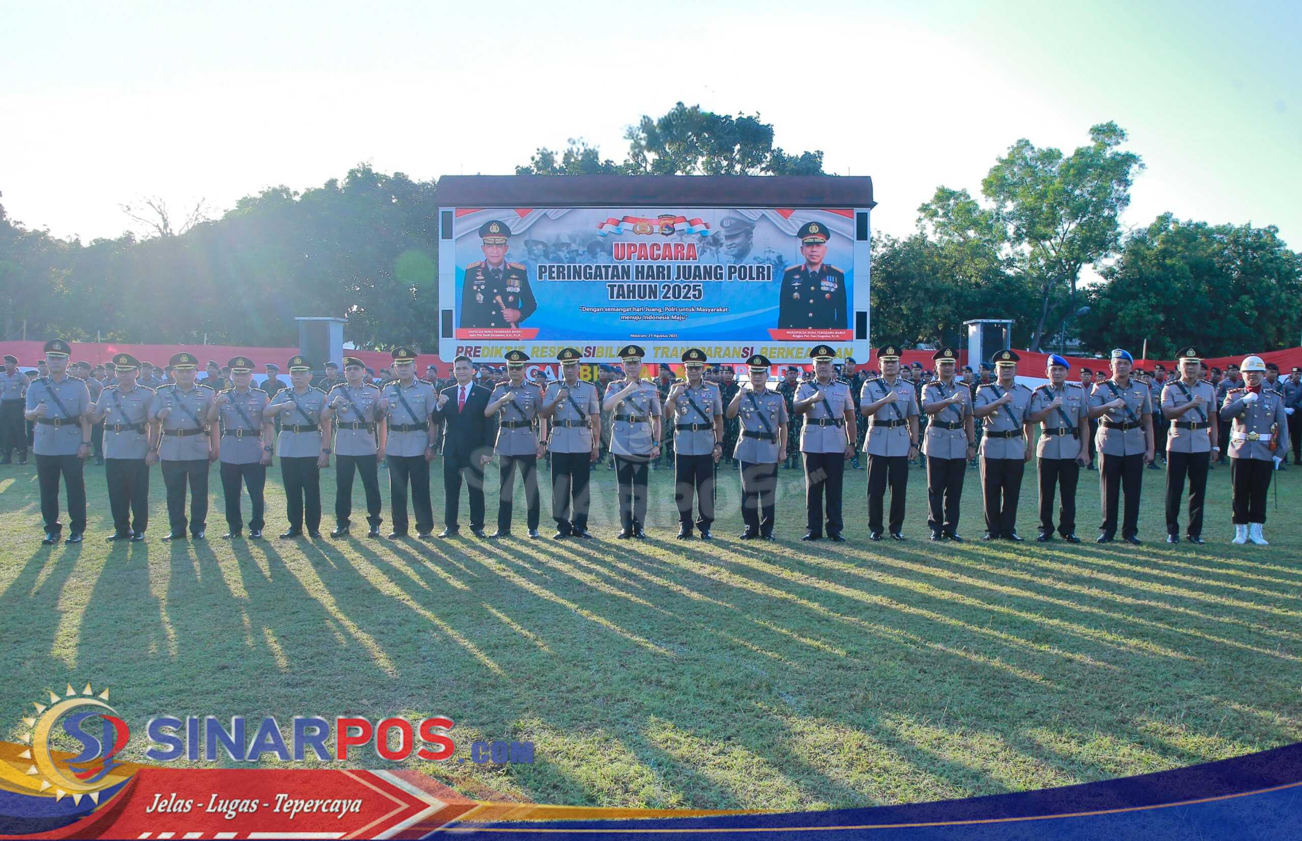 Kapolda NTB Pimpin Upacara Hari Juang Polri 2025, Semangat Juang Menggema di Bhara Daksa