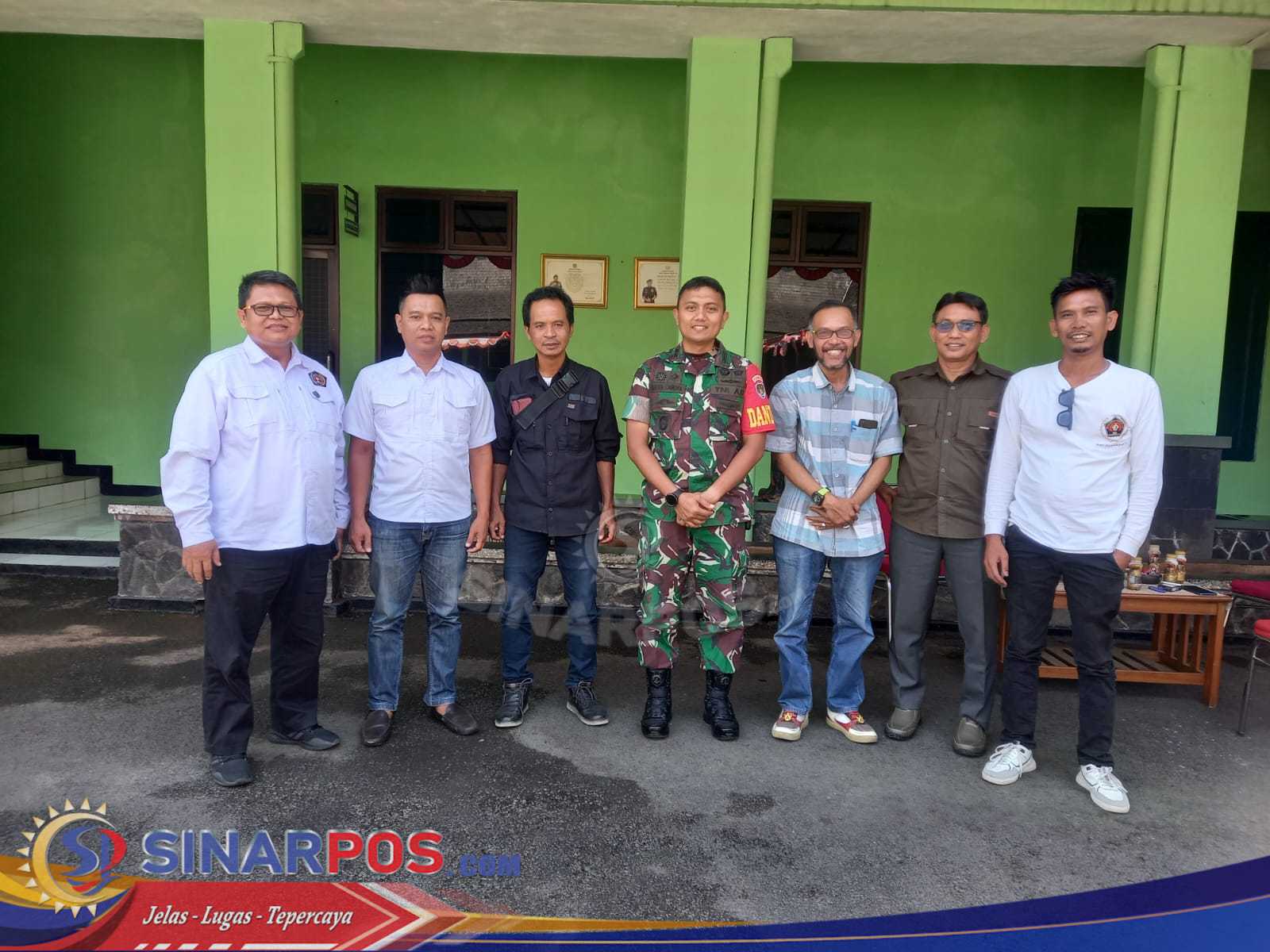 Komitmen untuk Menjaga Komunikasi yang baik PWI Silaturahmi ke Kodim 0619 Purwakarta