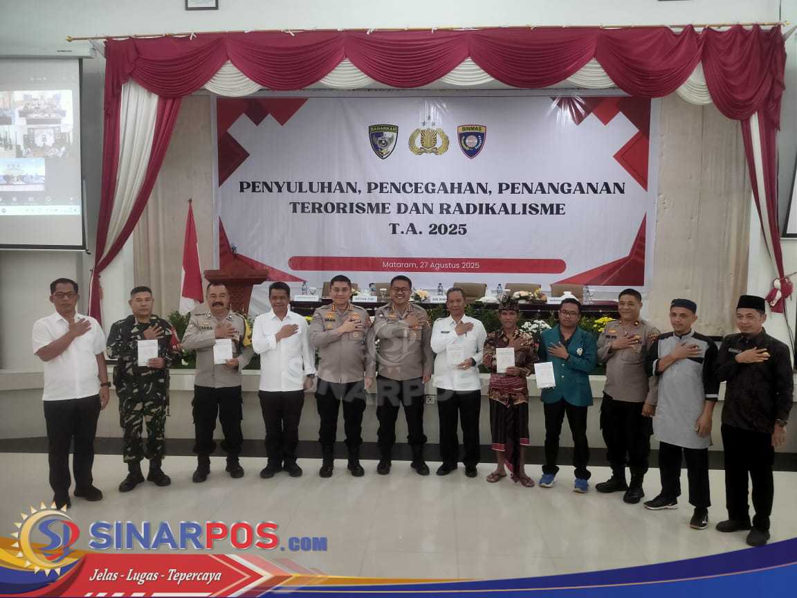 Baharkam Polri Gelar Penyuluhan Radikalisme di Mataram, Libatkan Tokoh Agama hingga Mahasiswa Baharkam Polri Gelar Penyuluhan Radikalisme di Mataram, Libatkan Tokoh Agama hingga Mahasiswa