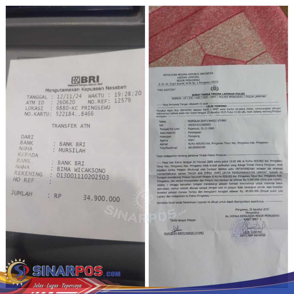 Biro Perjalanan Umrah Di Lampung Dilaporkan Ke Kepolisian Terkait Dugaan Kasus Penipuan dan Penggelapan Tiket Umrah