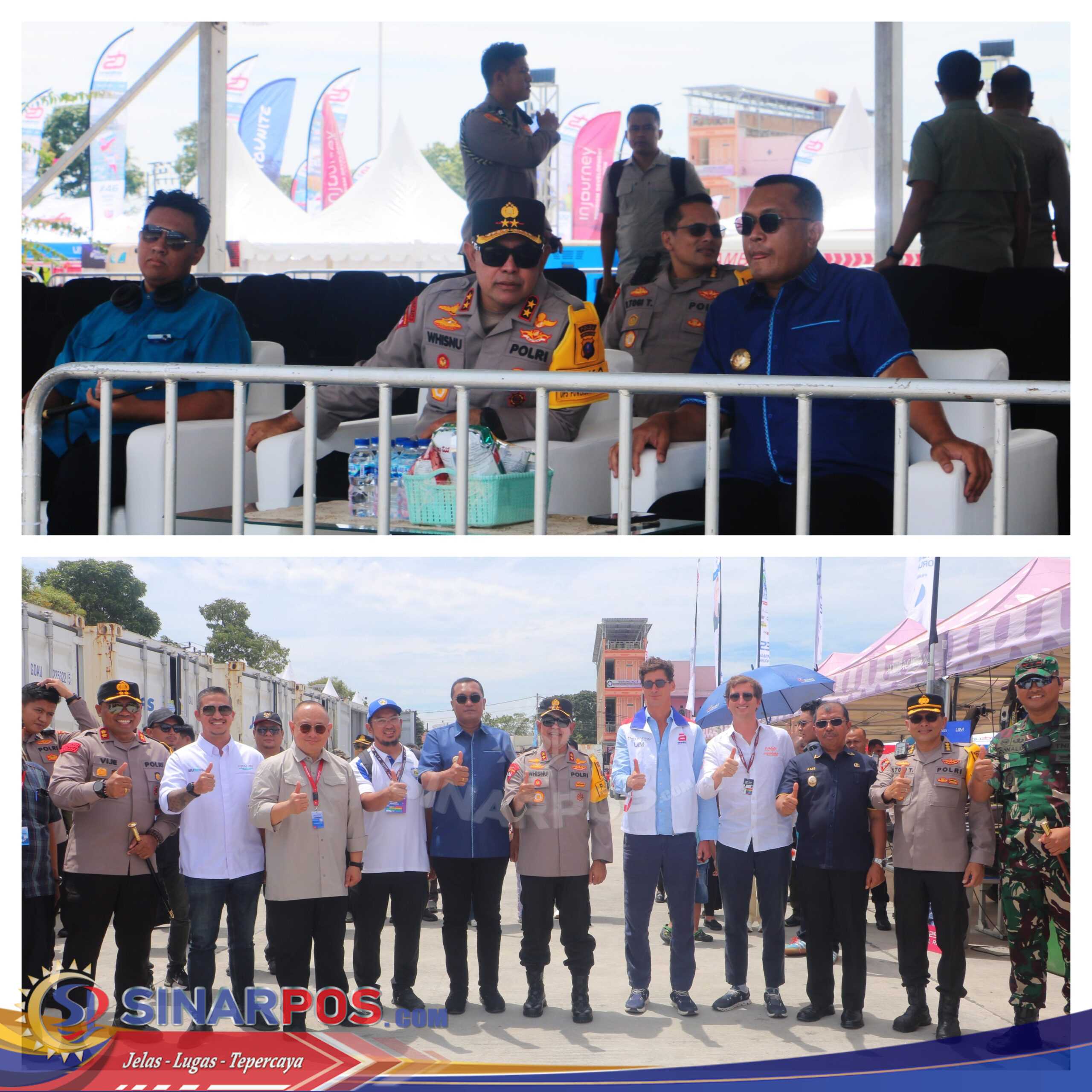Kapolda Sumut Tinjau Pengamanan dan Kesiapan Event Aquabike & F1H2O di Danau Toba