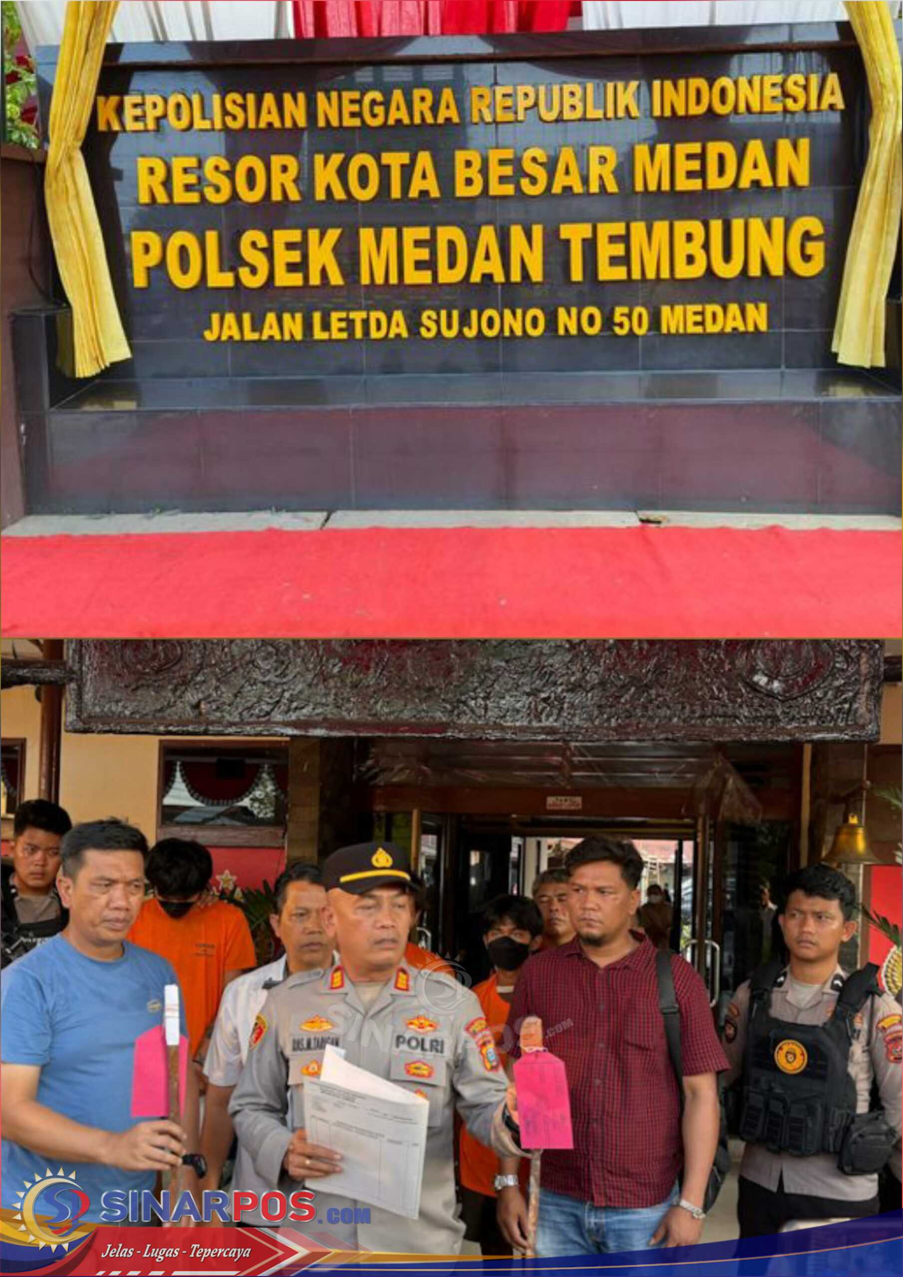 Polsek Medan Tembung Berhasil Ringkus 4 Begal Sadis
