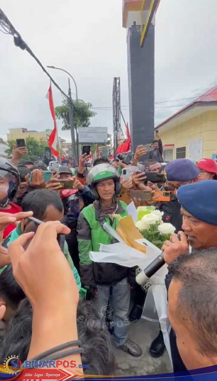 Dansat Brimob Polda Sumut Pimpin Doa Bersama Driver Ojol, Wujud Kepedulian dan Persaudaraan di Mako Brimob