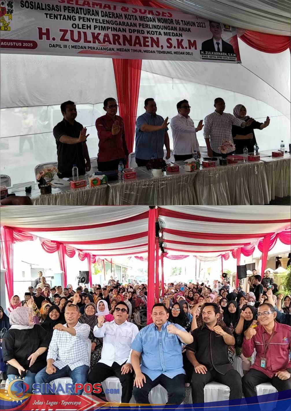 Miris!! Anak Disuruh Pulang Karena Menunggak SPP, Wakil Ketua DPRD Medan Zulkarnaen Bantu Pelunasan Biaya