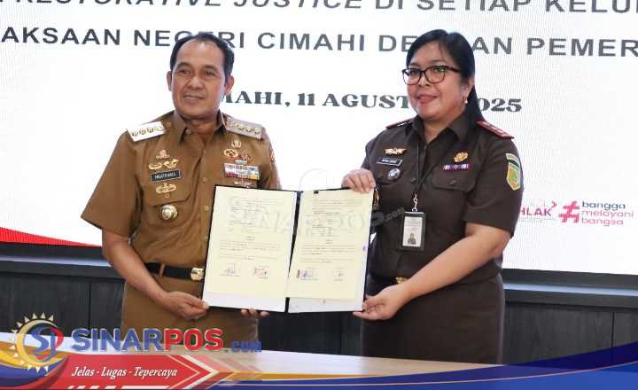 Penandatanganan MoU Restorative Justice