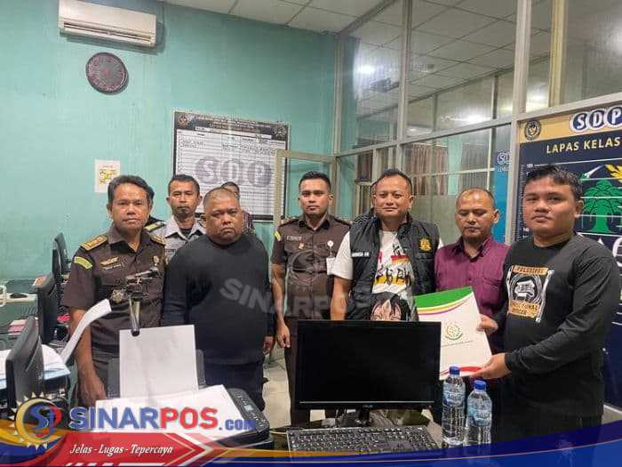 Kejari Binjai Eksekusi Penahanan Terpidana Samsul Tarigan Terkait Kasus Penguasaan Lahan PTPN II Secara Illegal