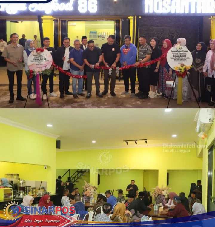 Sekda Kota Lubuklinggau Hadiri Grand Opening Cafe 86: Harapkan Alun-alun Merdeka Lubuklinggau Makin Hidup