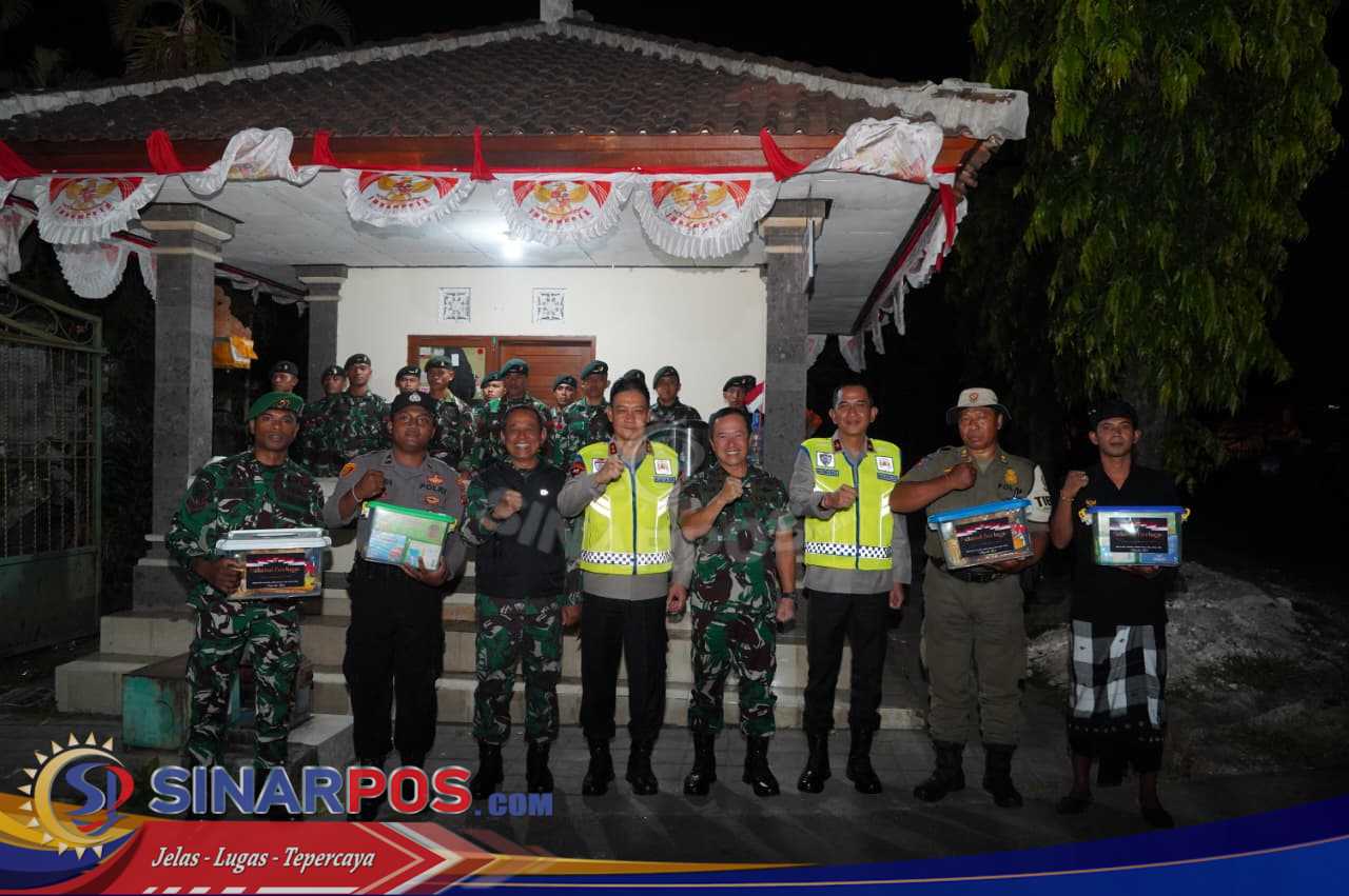 Pangdam IX/Udayana dan Kapolda Bali Pimpin Patroli Gabungan TNI–Polri, Pastikan Bali Tetap Kondusif