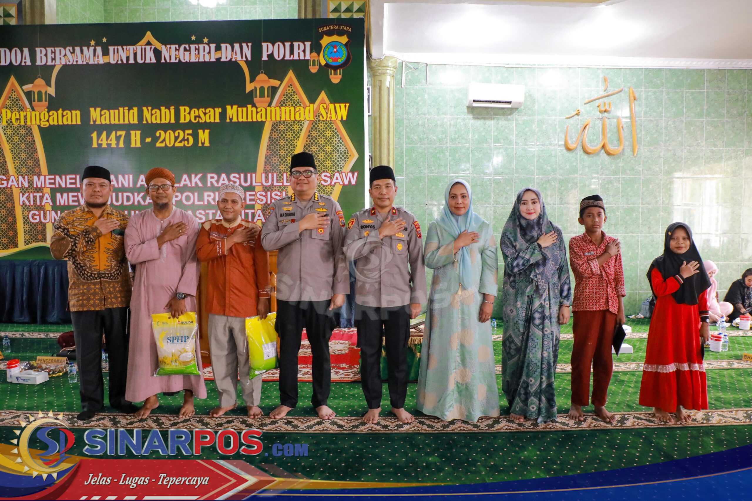Doa Bersama Polda Sumut di Hari Maulid Nabi: Meneladani Akhlak Rasulullah, Membangun Polri Presisi