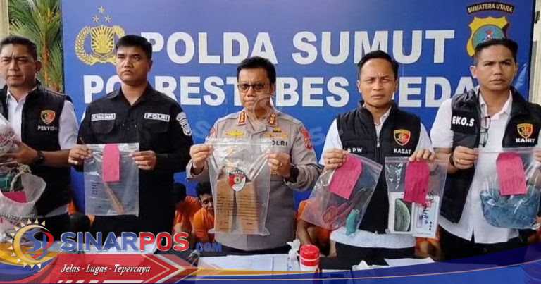 Polrestabes Medan Berhasil Ungkap 17 Kasus Kriminal, 21 Pelaku Diringkus