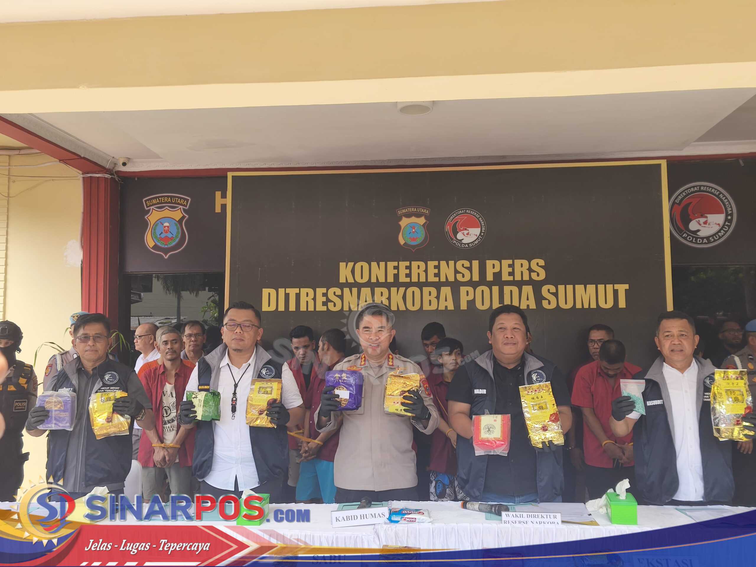 Ungkap 114 Kasus Narkoba, Polda Sumut Selamatkan Lebih dari 125 Ribu Jiwa