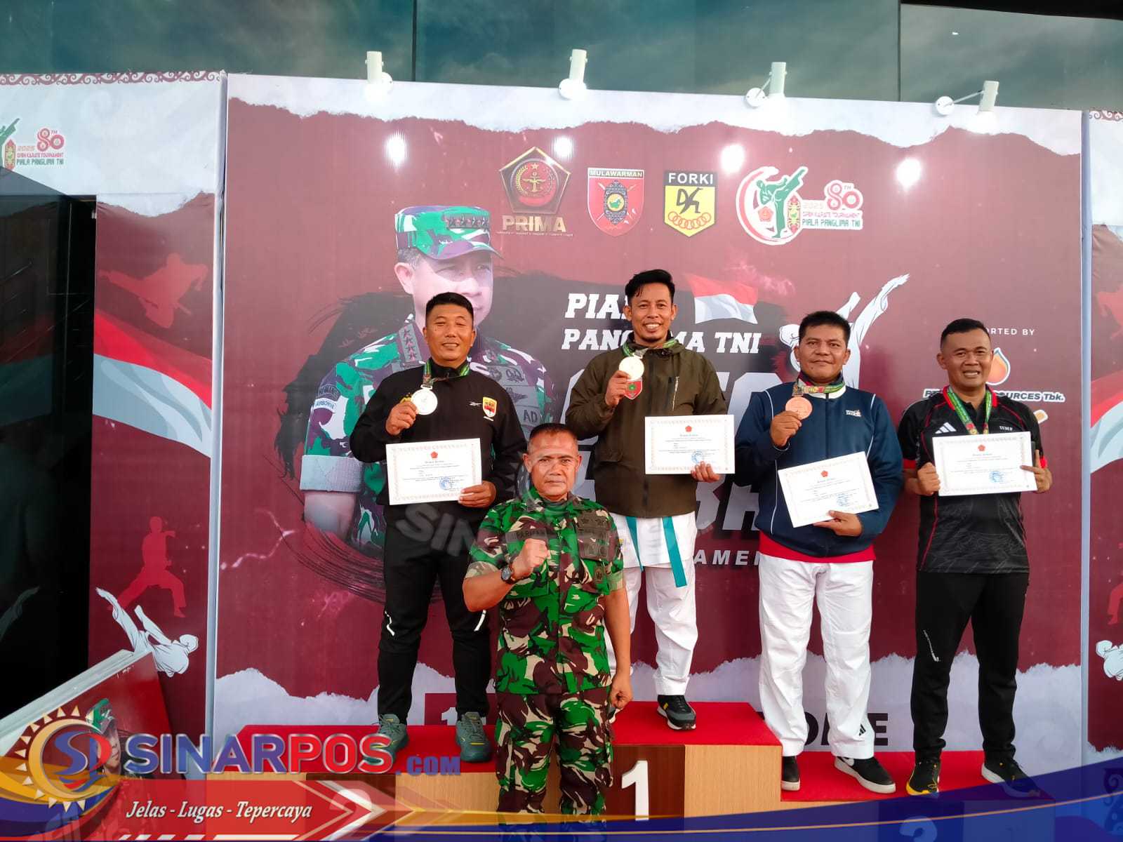 Personel Brimob Polda Sumut Raih Prestasi Membanggakan di Kejuaraan Karate Piala Panglima TNI 2025