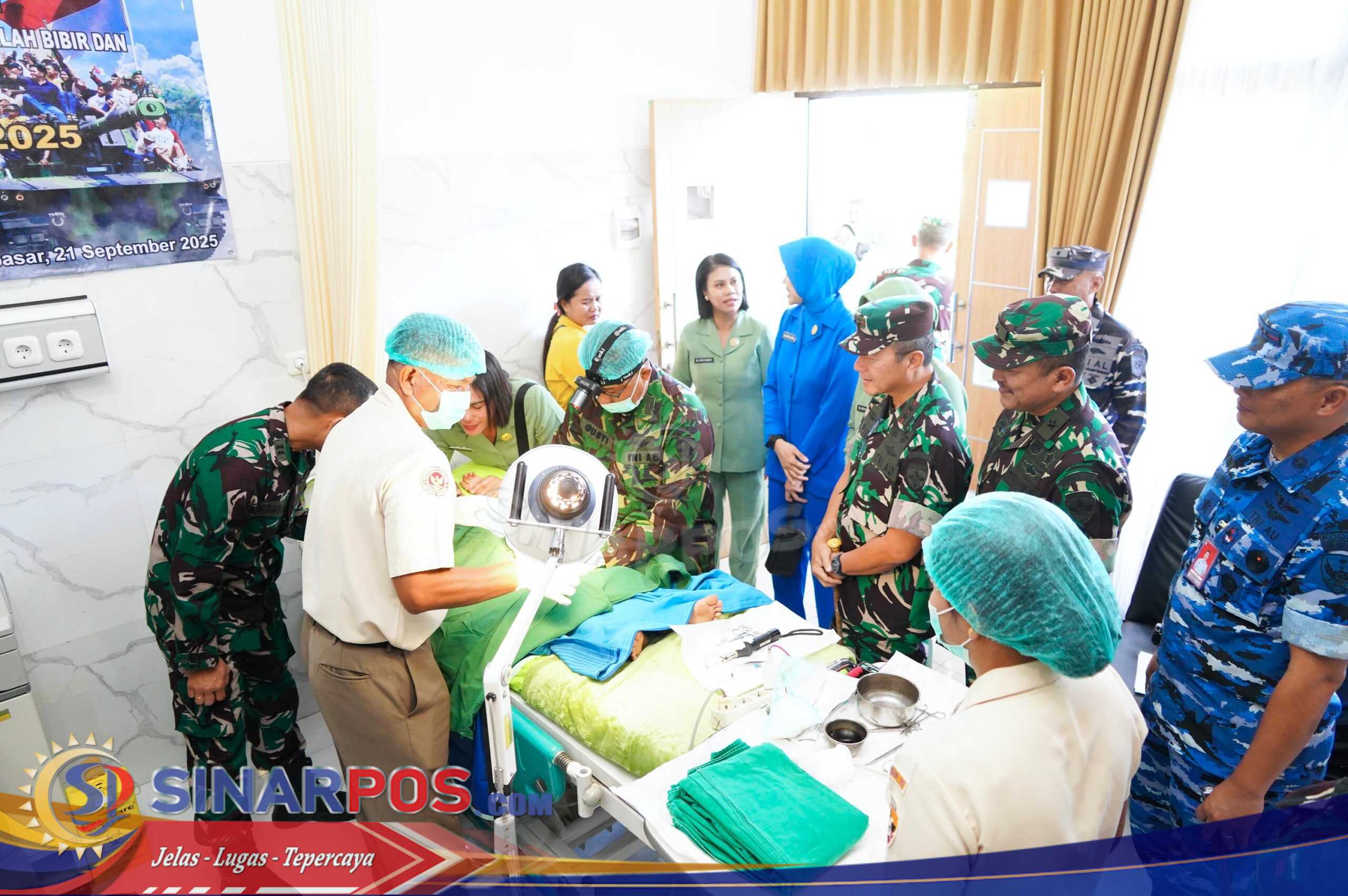 Kodam IX/Udayana Hadirkan Bakti Kesehatan dalam rangka HUT Ke-80 TNI