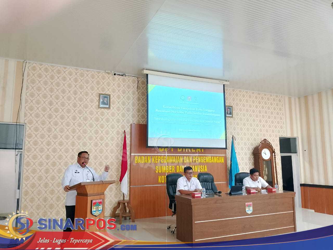 Sekda Kota Lubuk Linggau dalam sambutannya menegaskan bahwa ancaman narkoba adalah persoalan serius