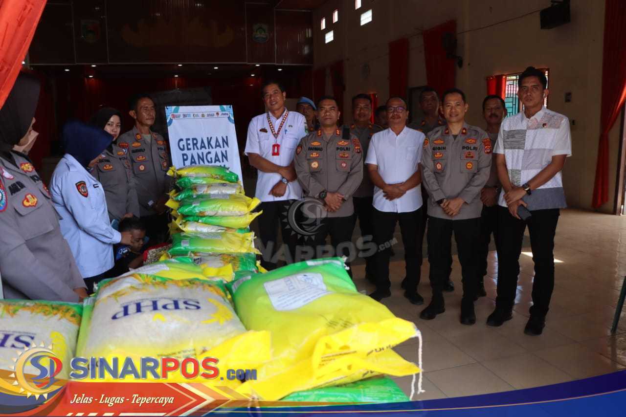 Serap 23 Ton, Polres Tanggamus Ikuti Kick Off Gerakan Pangan Murah Serentak