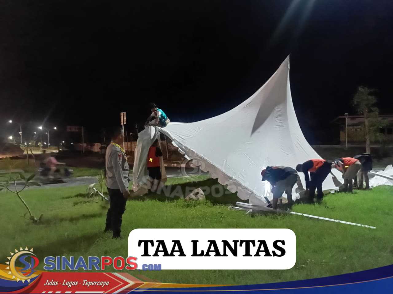 Polda NTB Kawal Pembangunan Pos Pengamanan MotoGP 2025 di Mandalika
