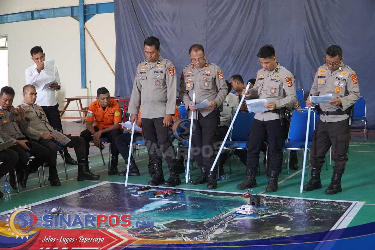 Ditpolairud Polda NTB Gelar Tactical Floor Game Pengamanan MotoGP Mandalika 2025