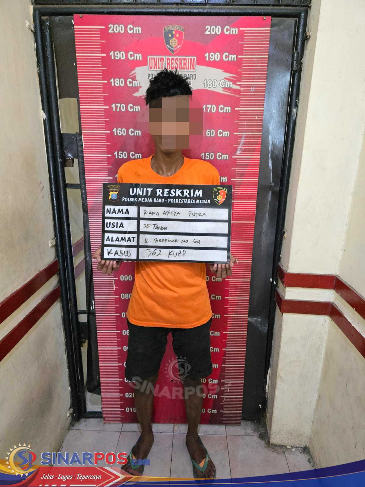 Polsek Medan Baru Ringkus Pelaku Pencurian HP Mahasiswi