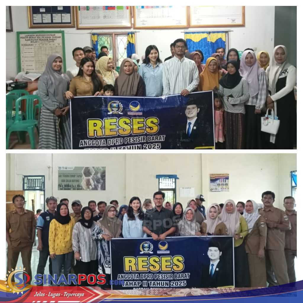 Anggota DPRD Kab Pesisir Barat M Emir Lil Ardi S.H Serap Aspirasi dan Keluhan Masyarakat Kec Pesisir Tengah Melalui Kegiatan Reses