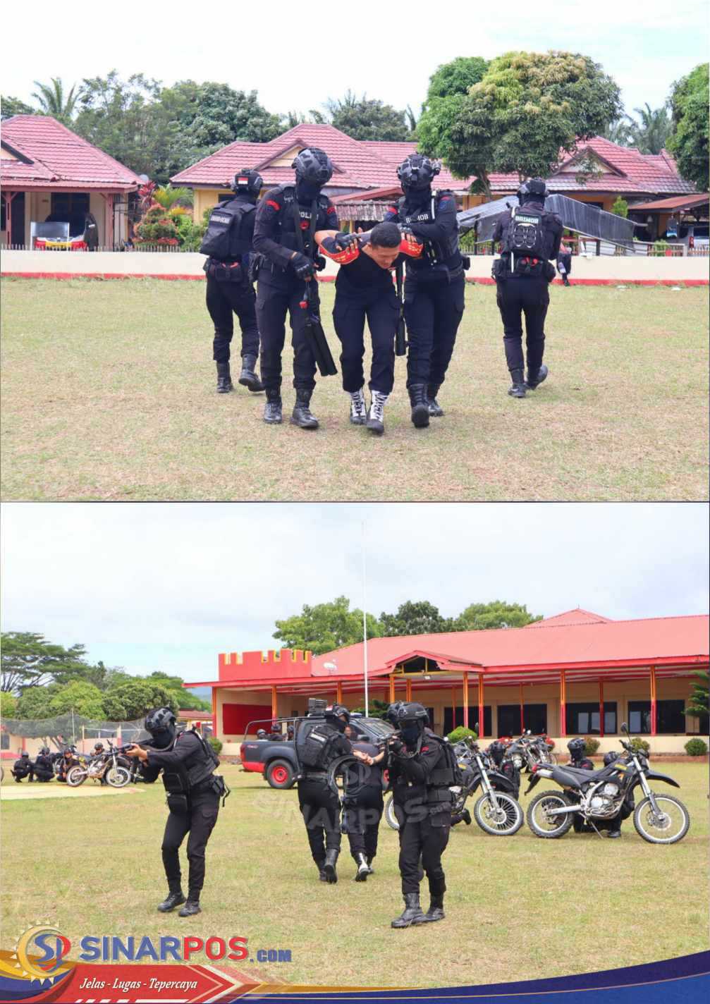 Brimob Batalyon C Pelopor Gelar Latihan Den 45 Anti Anarki, Perkuat Kesiapan Hadapi Situasi Kontinjensi