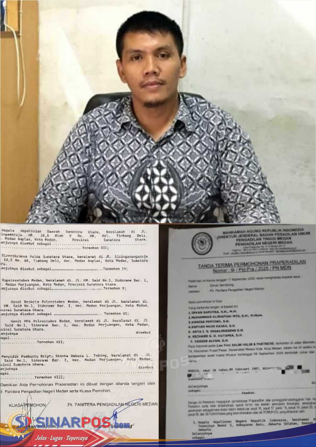 KDRT!! 1 Tahun Ditetapkan Sebagai Tersangka dan Tidak Kunjung Disidangkan, LBH Medan Ajukan Praperadilan Terhadap Kapolda Sumut Beserta Jajaranya
