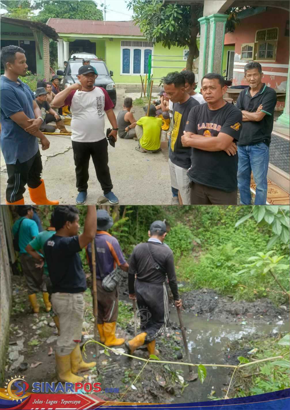 Sahuti Keluhan Warga Lingkungan 6, Lurah Titipapan Tinjau Pembangunan Parit