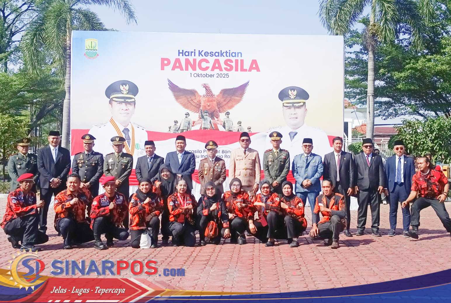 Pemuda Pancasila dan Srikandi Pemuda Pancasila Karawang Ikuti Upacara Hari Kesaktian Pancasila di Plaza Pemkab