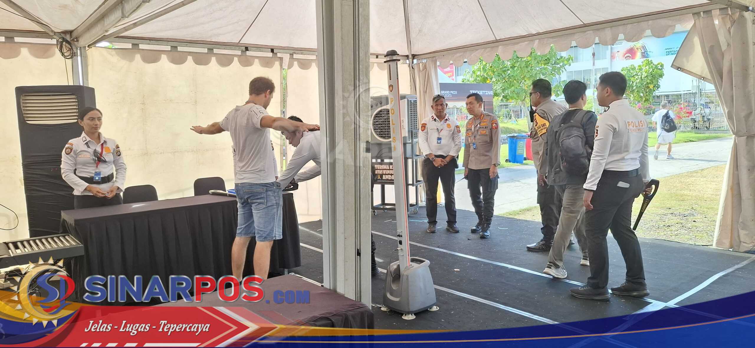 Situasi Aman Terkendali, Polisi Intensifkan Pemeriksaan di Pintu Masuk Sirkuit Mandalika
